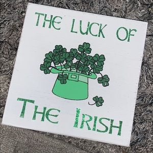 St Patrick’s wooden sign